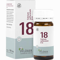 Biochemie Pflüger Nr. 18 Calcium Sulfuratum D6 Tabletten 100 Stück - ab 2,98 €