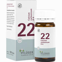 Biochemie Pflüger Nr. 22 Calcium Carbonicum D6 Tabletten 100 Stück - ab 2,88 €