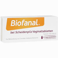 Biofanal bei Scheidenpilz Vaginaltabletten  12 Stück - ab 3,67 €