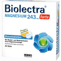 Biolectra Magnesium 243 Forte Orange Brausetabletten 20 Stück - ab 6,64 €