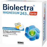 Biolectra Magnesium 243 Forte Orange Brausetabletten 20 Stück - ab 6,39 €