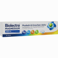 Biolectra Magnesium 250 Mg Muskeln & Knochen Aktiv 30 Stück