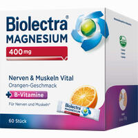 Biolectra Magnesium 400mg Nerven&muskeln Vital 60 Stück