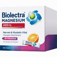 Biolectra Magnesium 400mg Nerven&muskeln Vital 100 Stück