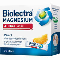 Biolectra Magnesium 400mg Ultra Direct Orange Pellets 20 Stück - ab 7,49 €