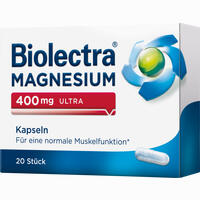 Biolectra Magnesium 400mg Ultra Kapseln 20 Stück - ab 6,78 €