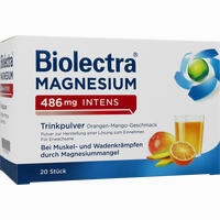 Biolectra Magnesium 486mg Intens Trinkpul. Ora- Man. 20 Stück