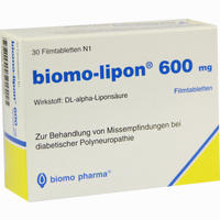 Biomo Lipon 600 Filmtabletten 30 Stück - ab 16,40 €