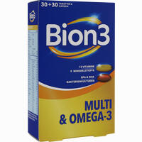 Bion3 Multi+ Omega- 3 (30 Tab+ 30 Kap) 2 x 30 Stück