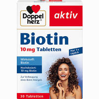 Biotin 10 Mg Tabletten 30 Stück
