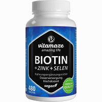 Biotin 10mg Hochdosiert + Zink + Selen 365 Stück - ab 20,18 &euro;