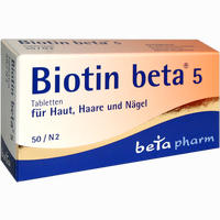 Biotin Beta 5 Tabletten 100 Stück - ab 5,13 €