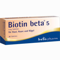 Biotin Beta 5 Tabletten  30 Stück
