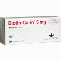 Biotin Carin 5 Tabletten 50 Stück