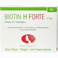 Biotin H Forte Tabletten  40 Stück - ab 7,78 €