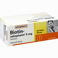 Biotin- Ratiopharm 5 Mg Tabletten 30 Stück - ab 9,07 €