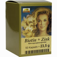 Biotin + Zink Haarkapseln  50 Stück - ab 8,23 €