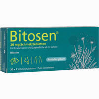 Bitosen 20mg Schmelztabletten 10 Stück - ab 3,19 €