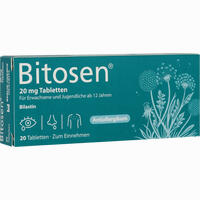 Bitosen 20mg Tabletten 10 Stück - ab 2,72 €