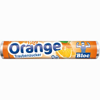 Bloc Traubenzucker Rolle Fizzy Orange Bonbons 42 g