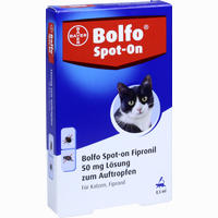 Bolfo Spot- On Fipronil für Katzen 50 Mg Lösung 3 Stück 