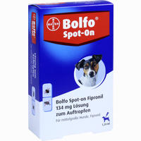 Bolfo Spot- On Fipronil für Mittelgr. Hunde 134 Mg Lösung 3 Stück 