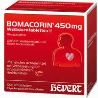 Bomacorin 450mg Weißdorntabletten N Filmtabletten 50 Stück - ab 0,00 €