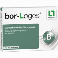 Bor- Loges Tabletten 60 Stück - ab 6,74 €