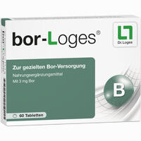 Bor- Loges Tabletten 60 Stück - ab 6,70 €