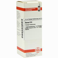Borax D6 Dilution Dhu-arzneimittel 20 ml - ab 6,61 €