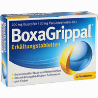 Boxagrippal Erkältungstabletten 200mg/30mg Filmtabletten 20 Stück - ab 4,64 €