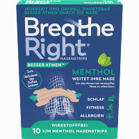 Breathe Right Besser Atmen Nasenpflaster Menthol 10 Stück