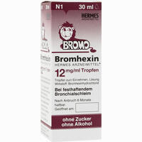 Bromhexin Hermes Arzneimittel 12 Mg/ml Tropfen  30 ml - ab 3,58 €