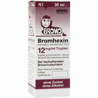 Bromhexin Hermes Arzneimittel 12 Mg/ml Tropfen  30 ml - ab 3,62 €