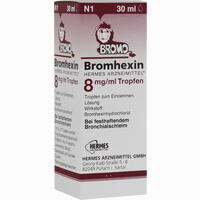 Bromhexin Hermes Arzneimittel 8mg/ml Tropfen  100 ml - ab 3,25 €
