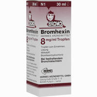 Bromhexin Hermes Arzneimittel 8mg/ml Tropfen  100 ml - ab 3,22 €