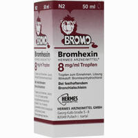 Bromhexin Hermes Arzneimittel 8mg/ml Tropfen  100 ml - ab 3,22 €
