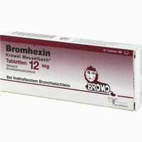 Bromhexin Krewel Meuselbach Tabletten 12mg  20 Stück - ab 2,16 €