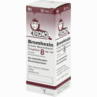 Bromhexin Krewel Meuselbach Tropfen 8mg/ml 30 ml