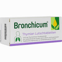 Bronchicum Thymian Lutschtabletten  20 Stück - ab 2,62 €
