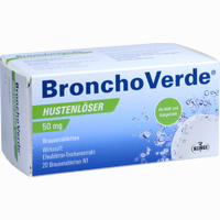 Bronchoverde Hustenlöser 50mg Brausetabletten  10 Stück - ab 3,19 €