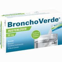 Bronchoverde Hustenlöser 50mg Granulat  10 Stück 