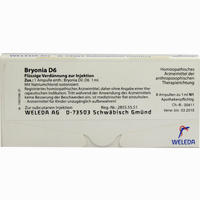 Bryonia D6 Ampullen 8 x 1 ml