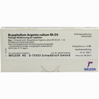 Bryophyllum Arg Cul Rh D3 Ampullen 8 x 1 ml