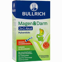 Bullrich Magen und Darm 2in1 Akut Pulversticks Direktgranulat 12 Stück