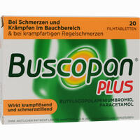 Buscopan Plus Filmtabletten Sanofi-aventis deutschland gmbh gb selbstmedikation/consumer-care 20 Stück