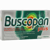 Buscopan Plus Suppositorien Zäpfchen kohlpharma GmbH 5 Stück