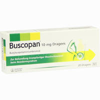 Buscopan überzogene Tabletten Orifarm GmbH 20 Stück 