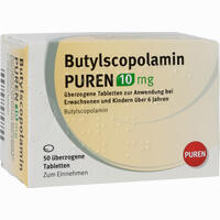 Butylscopolamin Puren 10 Mg überzogene Tabletten 20 Stück - ab 4,20 €