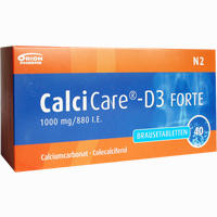 Calcicare- D3 Forte Brausetabletten 40 Stück - ab 6,59 €